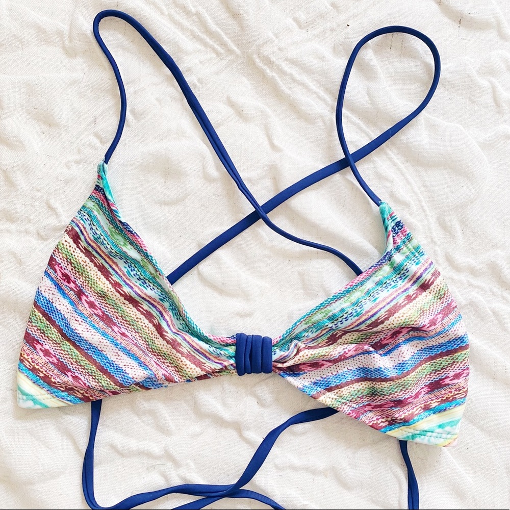 L’space Tribal Bikini Top Size M New